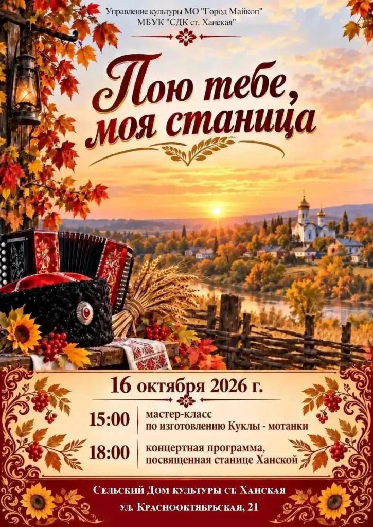 Уважаемые гости и жители станицы Ханской!
