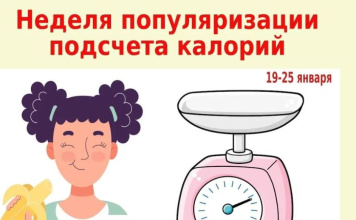 Неделя популяризации подсчета калорий 