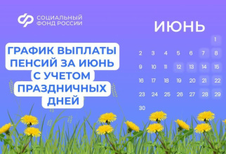 В связи с длинными выходными, приуроченными к празднованию Дня России, часть граждан заранее получит пенсию 