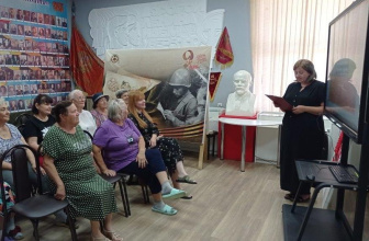 В Гиагинском краеведческом музее прошёл час памяти, посвящённый Дню воинской славы России