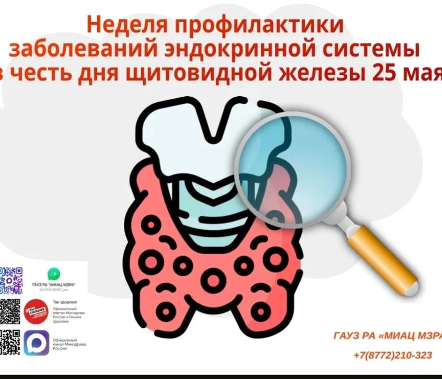  18–24 мая — Неделя профилактики заболеваний эндокринной системы