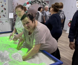 Песочная арт-терапия в нашем отделении дневного пребывания!