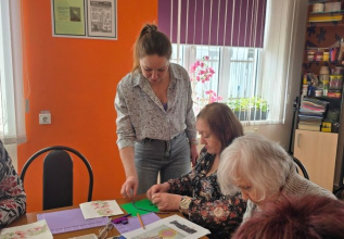 Подопечные отделения дневного пребывания Красногвардейского КЦСОН окунулись в атмосферу творчества и радости